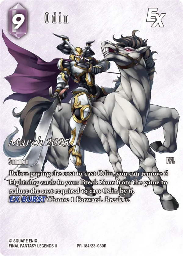 Final Fantasy TCG Mar 184 - EN (Odin) – Inglese Final Fantasy TCG Mar 184 - EN (Odin) – Inglese sigillato, disponibile su Otakuworld Svizzera