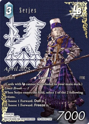 Final Fantasy TCG Apr 185 - EN (Serjes) – Inglese sigillato, disponibile su Otakuworld Svizzera