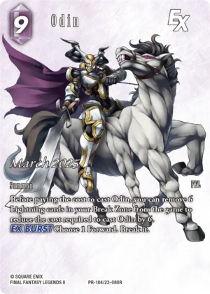 Final Fantasy TCG Mar 184 - DE (Odin) – Inglese sigillato, disponibile su Otakuworld Svizzera