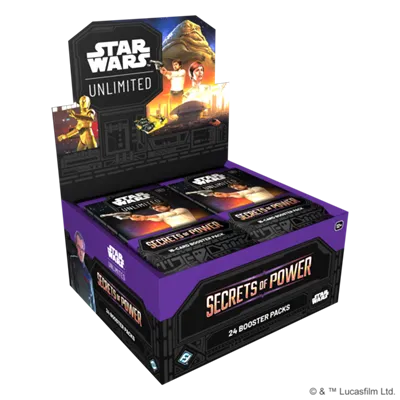Star Wars: Unlimited - Secrets of Power Booster Box (24 bustine) – Inglese Star Wars: Unlimited - Secrets of Power Booster Box (24 bustine) – Inglese sigillato, disponibile su Otakuworld Svizzera
