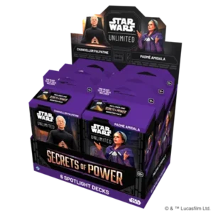 Star Wars: Unlimited - Secrets of Power Spotlight Deck Display (6 mazzi) – Inglese sigillato, disponibile su Otakuworld Svizzera