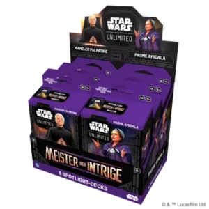 Star Wars: Unlimited - Secrets of Power Spotlight Deck Display (6 mazzi) – Tedesco sigillato, disponibile su Otakuworld Svizzera