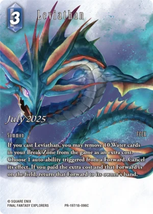 Final Fantasy TCG - July 2025: Leviathan - PR197 / 18-096C – Inglese sigillato, disponibile su Otakuworld Svizzera