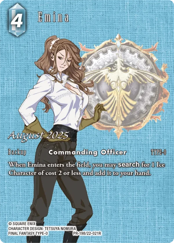 Final Fantasy TCG - August 2025: Emina - PR198 / 22-021R – Inglese sigillato, disponibile su Otakuworld Svizzera