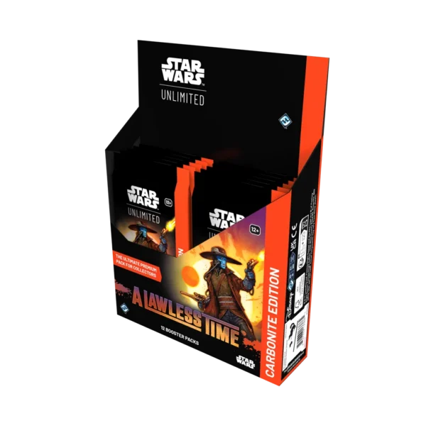 Star Wars: Unlimited - A Lawless Time Carbonite Booster Box (12 bustine) – Inglese Star Wars: Unlimited - A Lawless Time Carbonite Booster Box (12 bustine) – Inglese sigillato, disponibile su Otakuworld Svizzera