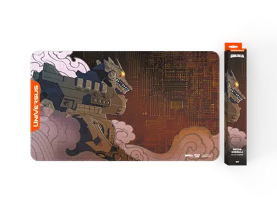 UniVersus CCG: Godzilla: Reign Of Kaiju Playmat - Mecha Godzilla Kiryu – Inglese UniVersus CCG: Godzilla: Reign Of Kaiju Playmat - Mecha Godzilla Kiryu – Inglese sigillato, disponibile su Otakuworld Svizzera