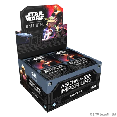 Star Wars: Unlimited - Ashes of the Empire Booster Box (24 bustine) – Tedesco Star Wars: Unlimited - Ashes of the Empire Booster Box (24 bustine) – Tedesco sigillato, disponibile su Otakuworld Svizzera