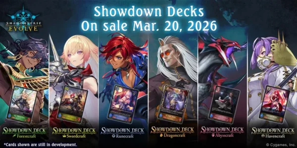 Shadowverse: Evolve - Showdown Deck Havencraft Display (6 mazzi) – Inglese sigillato, disponibile su Otakuworld Svizzera
