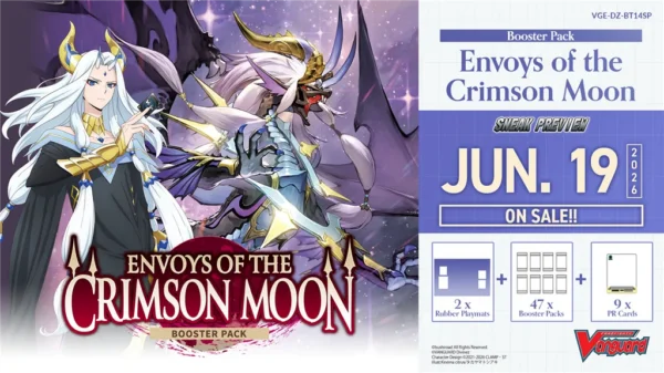 Cardfight!! Vanguard - VGE-DZ-BT14 Envoys of the Crimson Moon Sneak Preview Kit – Inglese sigillato, disponibile su Otakuworld Svizzera