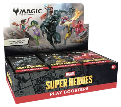 Magic: The Gathering Marvel Super Heroes Play Booster Box (30 bustine) – Spagnolo Magic: The Gathering Marvel Super Heroes Play Booster Box (30 bustine) – Spagnolo sigillato, disponibile su Otakuworld Svizzera