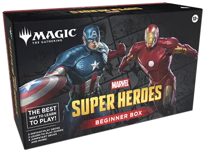 Magic: The Gathering Marvel Super Heroes Beginner Box Display (3 box) – Spagnolo sigillato, disponibile su Otakuworld Svizzera