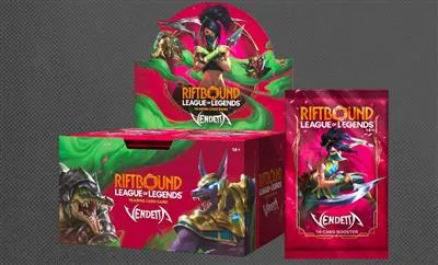 Riftbound: League of Legends TCG - Vendetta Booster Box (24 bustine) – Inglese Riftbound: League of Legends TCG - Vendetta Booster Box (24 bustine) – Inglese sigillato, disponibile su Otakuworld Svizzera
