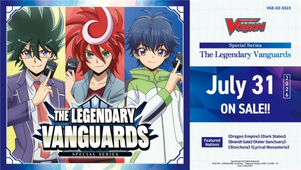 Cardfight!! Vanguard - The Legendary Vanguards Booster Box (10 bustine) – Inglese Cardfight!! Vanguard - The Legendary Vanguards Booster Box (10 bustine) – Inglese sigillato, disponibile su Otakuworld Svizzera