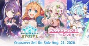 Shadowverse: Evolve Crossover Set Princess Connect! Re: Dive Booster Box (12 bustine) – Inglese sigillato, disponibile su Otakuworld Svizzera
