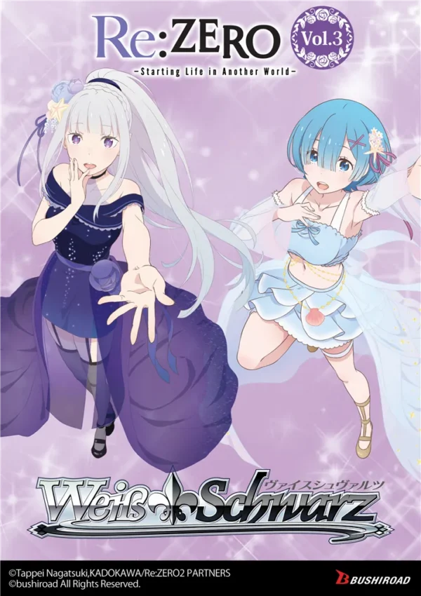 Weiß Schwarz - Re:zero -Starting Life in Another World- Vol.3 Booster Box (12 bustine) – Inglese Weiß Schwarz - Re:zero -Starting Life in Another World- Vol.3 Booster Box (12 bustine) – Inglese sigillato, disponibile su Otakuworld Svizzera