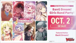 Cardfight!! Vanguard BanG Dream! Girls Band Party! Booster Box (10 bustine) – Inglese sigillato, disponibile su Otakuworld Svizzera