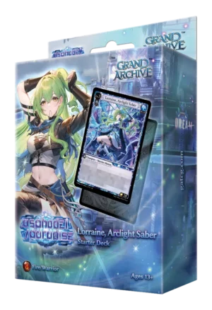 Grand Archive TCG: Lorraine, Arclight Saber Display Starter Deck (8 mazzi) – Inglese sigillato, disponibile su Otakuworld Svizzera