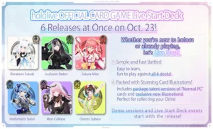hololive Official Card Game Live Start Deck Oozora Subaru Display (6 mazzi) – Inglese sigillato, disponibile su Otakuworld Svizzera
