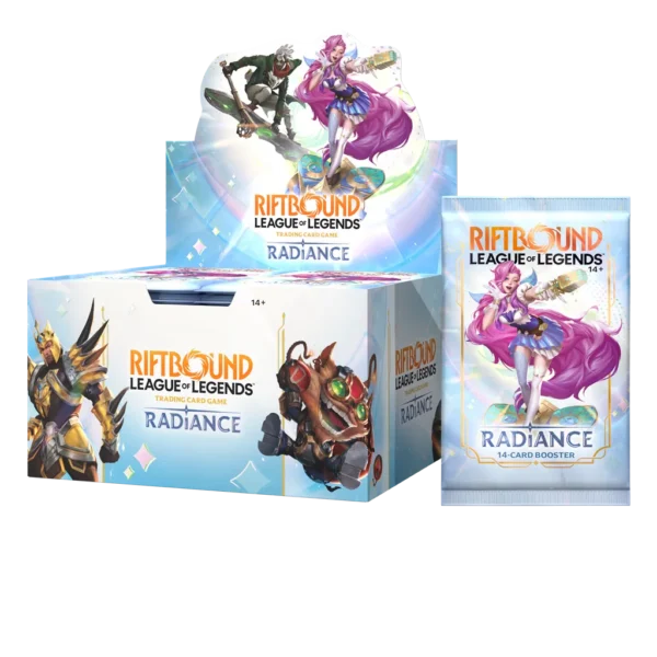Riftbound: League of Legends TCG - Radiance Booster Box (24 bustine) – Inglese sigillato, disponibile su Otakuworld Svizzera