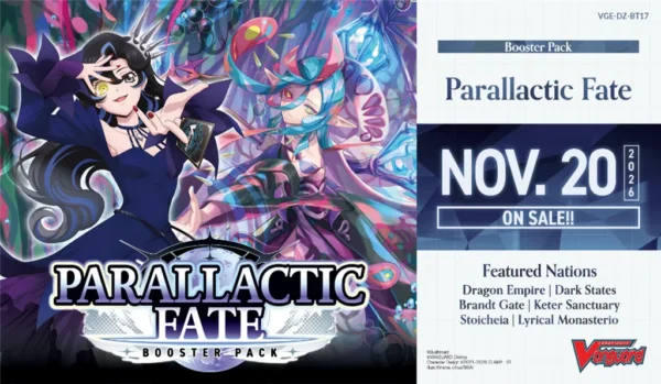 Cardfight!! Vanguard - Parallactic Fate Booster Box (16 bustine) – Inglese Cardfight!! Vanguard - Parallactic Fate Booster Box (16 bustine) – Inglese sigillato, disponibile su Otakuworld Svizzera