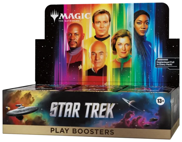 Magic: The Gathering Star Trek Play Booster Box (30 bustine) – Inglese Magic: The Gathering Star Trek Play Booster Box (30 bustine) – Inglese sigillato, disponibile su Otakuworld Svizzera