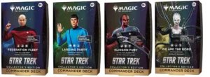 Magic: The Gathering Star Trek Collector Display Commander Deck (4 mazzi) – Inglese sigillato, disponibile su Otakuworld Svizzera