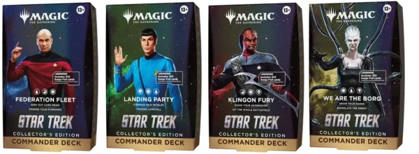 Magic: The Gathering Star Trek Collector Display Commander Deck (4 mazzi) – Inglese Magic: The Gathering Star Trek Collector Display Commander Deck (4 mazzi) – Inglese sigillato, disponibile su Otakuworld Svizzera