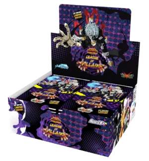 My Hero Academia CCG Series 4: League of Villains First Edition Booster Box (24 bustine) – Inglese sigillato, disponibile su Otakuworld Svizzera