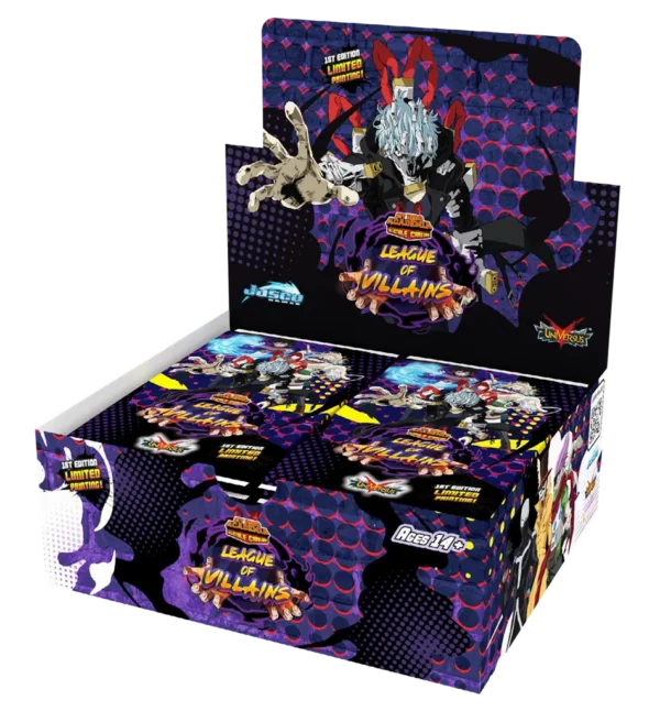 My Hero Academia CCG Series 4: League of Villains First Edition Booster Box (24 bustine) – Inglese My Hero Academia CCG Series 4: League of Villains First Edition Booster Box (24 bustine) – Inglese sigillato, disponibile su Otakuworld Svizzera