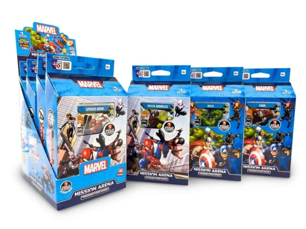 Marvel Mission Arena TCG - Starter Display (4 mazzi) – Inglese Marvel Mission Arena TCG - Starter Display (4 mazzi) – Inglese sigillato, disponibile su Otakuworld Svizzera