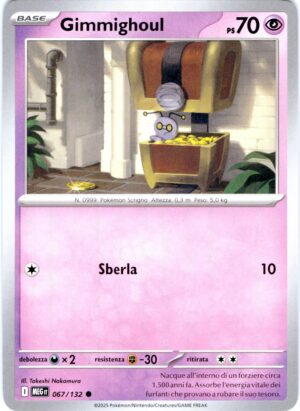 Gimmighoul 67 · Mega Evolution · IT - immagine 1