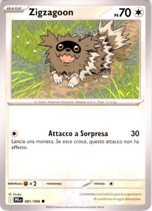 Zigzagoon 81 · Phantasmal Flames · IT - immagine 1