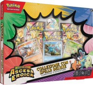 Pokemon collezione con spilla deluxe compagni d'avventura (ITA)