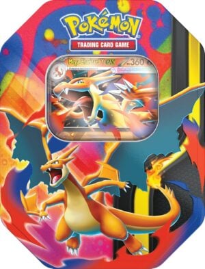 Pokemon tin dal collezione Mega Charizard Y-EX e X-EX (ITA)