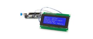 Whadda LCD Display I2C Modul 20x4, Blu
