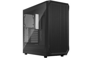 Fractal Design Case PC Focus 2 TG Clear Tint Nero - immagine 1