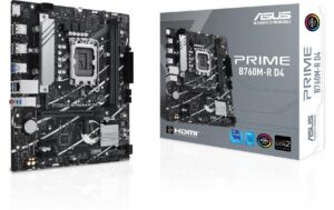 ASUS Scheda madre Prime B760M-R D4 - immagine 1