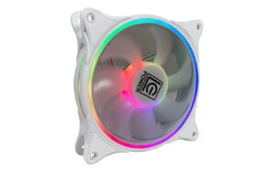 LC-Power Ventola PC LC-CF-120-ARGB-W Bianco - immagine 1
