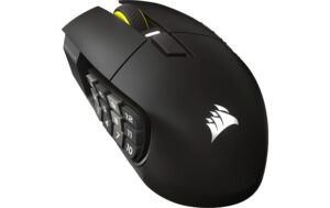 Corsair Mouse gaming Scimitar Elite Wireless SE – gun metal, 33000dpi - Image 1