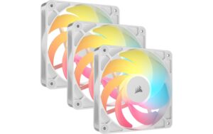 Corsair Ventola PC R5 120-R ARGB Bianco - Image 1