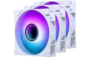 Phanteks Ventola PC M25G2-120 Bianco – Gehäuselüfter D-RGB 3er - immagine 1