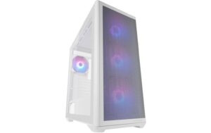 LC-Power Case PC 811W Meshwork XL Light (LC-811W-ON) Bianco - immagine 1