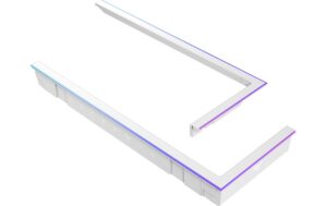 ASUS LED-Lüfterrahmen TUF GAMING GT502 Horizon ARGB Bianco - immagine 1