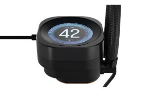 Corsair Accessori Gehäuselüfter Nautilus RS LCD CPU Nero - immagine 1