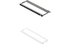 HAVN HS 420 Fan Brackets für 360 mm Radiatoren Bianco - immagine 1