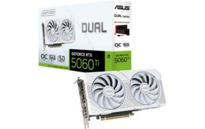 ASUS Scheda video Dual RTX 5060 Ti OC 16 GB Bianco - immagine 1