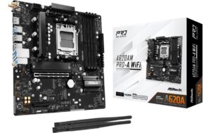 ASRock Scheda madre A620AM Pro-A WiFi - immagine 1