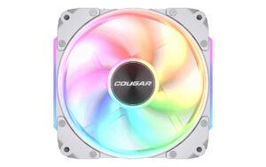Cougar Ventola PC Apolar 120 ARGB, Reverse Blade – Bianco - immagine 1