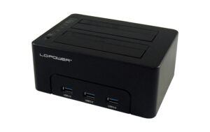 LC-Power Docking- und Klonstation LC-DOCK-U3-HUB - immagine 1