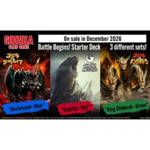 Godzilla Card Game Battle Begins! Starter Deck Destoroya Blu Display (6 mazzi) – Inglese